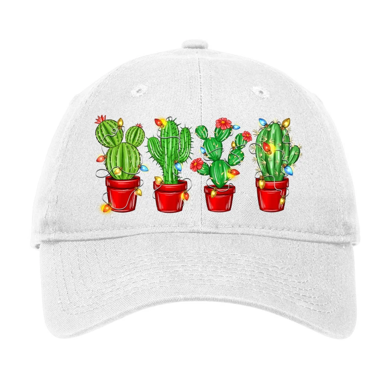 Christmas Cactuses Adjustable Cap 3 Christmas Cactuses Adjustable Cap