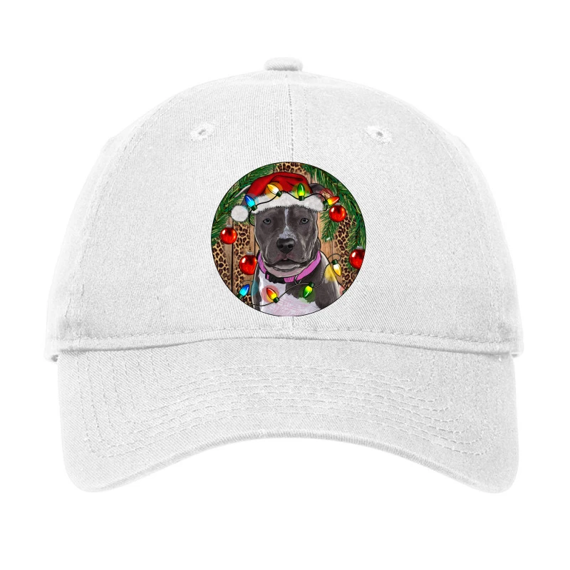Christmas Pitbull Adjustable Cap 3 Christmas Pitbull Adjustable Cap