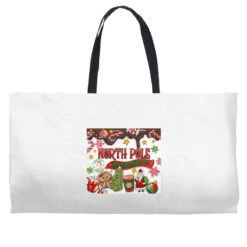 North Pole Hot Chocolate Christmas Weekender Totes