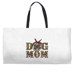 Christmas Dog Mom Weekender Totes