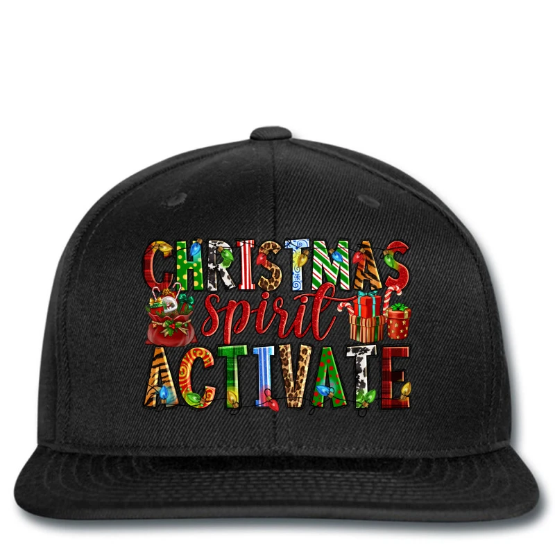 Christmas Spirit Activate Printed Hat 3 Christmas Spirit Activate Printed Hat