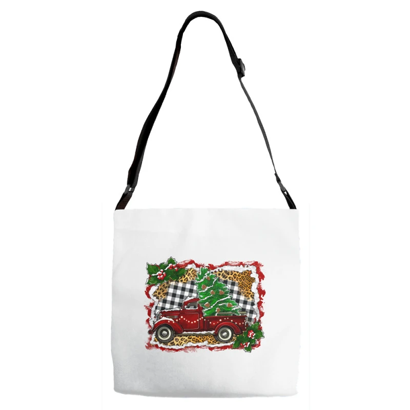 Christmas Truck With Christmas Tree Adjustable Strap Totes 3 Christmas Truck With Christmas Tree Adjustable Strap Totes