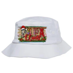 Christmas Western Papa Claus Bucket Hat