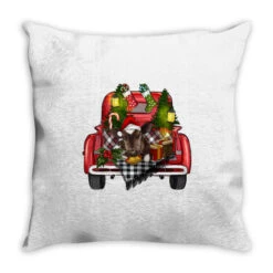 Baby Cow Christmas Throw Pillow