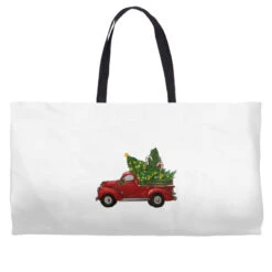 Christmas Trees With Truck Weekender Totes