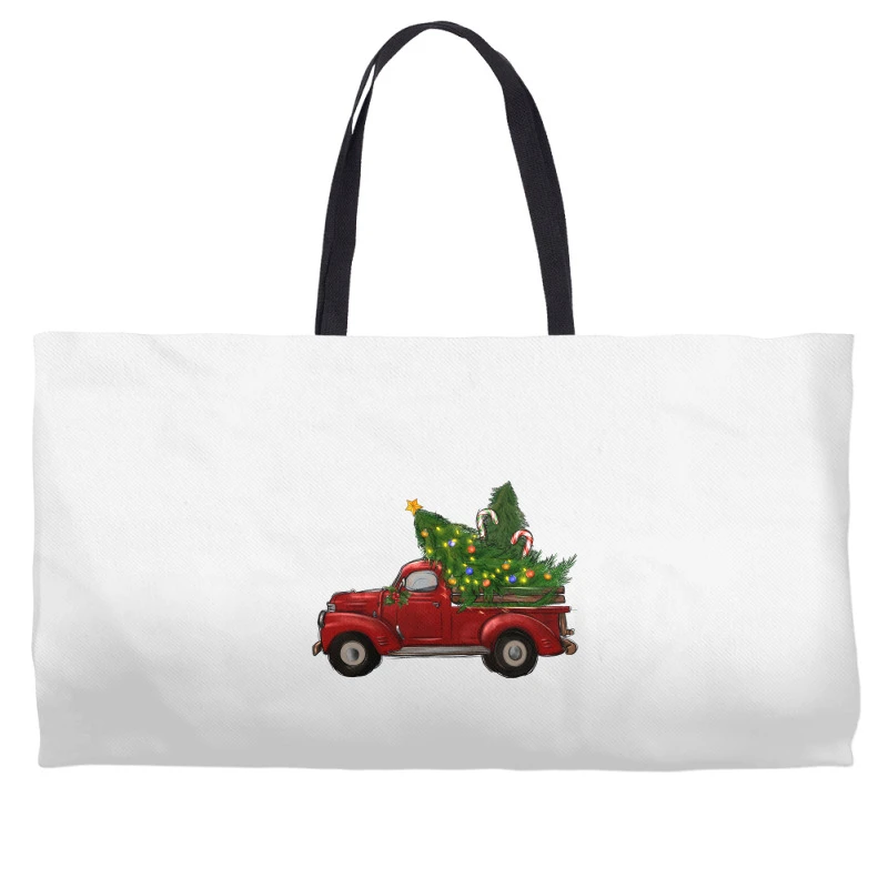 Christmas Trees With Truck Weekender Totes 3 Christmas Trees With Truck Weekender Totes