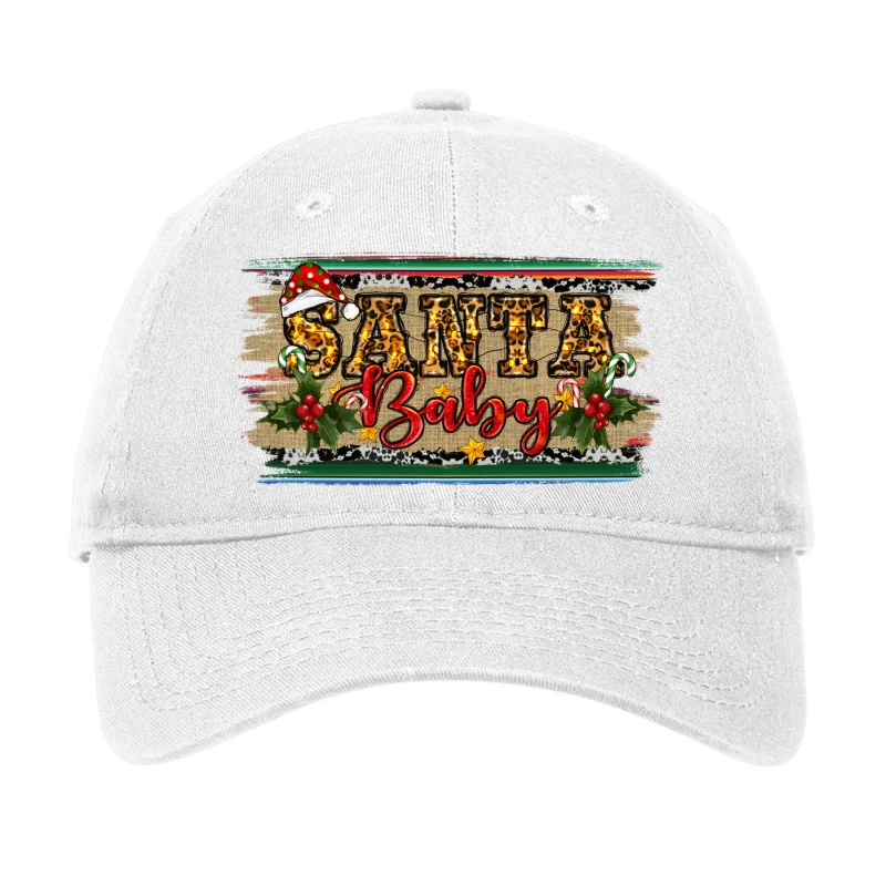 Santa Baby Western Christmas Adjustable Cap 3 Santa Baby Western Christmas Adjustable Cap
