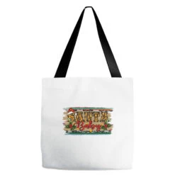 Santa Baby Western Christmas Tote Bags