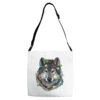 Christmas With Wolf Adjustable Strap Totes 1 Christmas With Wolf Adjustable Strap Totes -Home Decor Store pd.2526724829.77.25095401.s3.1 front customized f5f5f5 none x42y32.5 120 800x800 1
