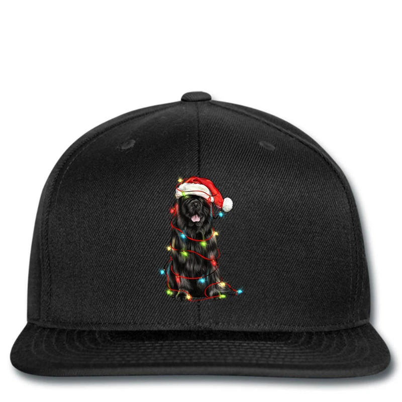 Christmas Newfoundland Dog Printed Hat 3 Christmas Newfoundland Dog Printed Hat