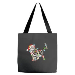 Christmas American Shorthair Cat Tote Bags