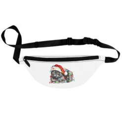 Christmas Russian Blue Cat Fanny Pack