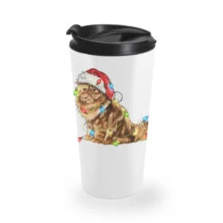 Christmas Persian Cat Travel Mug
