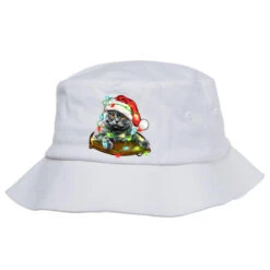Christmas Scottish Fold Cat Bucket Hat