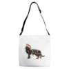 Christmas Bombay Cat Adjustable Strap Totes