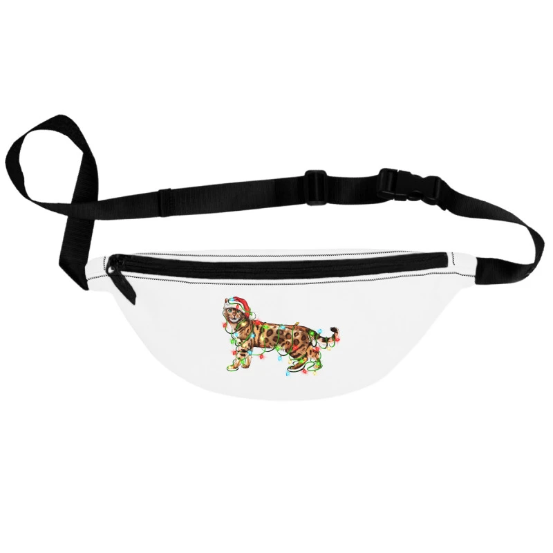 Christmas Bengal Cat Fanny Pack 3 Christmas Bengal Cat Fanny Pack
