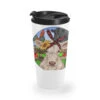 Christmas Charolais Calf Black Angus Bull And Roos Travel Mug