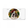 Christmas St. Bernard License Plate -Home Decor Store pd.2526767253.44.25096656.s3.1 front customized f5f5f5 none x80y0 157 800x800 1