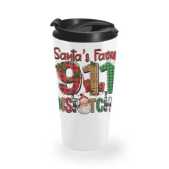 Santa's Favorite 911 Dispatcher For Christmas Travel Mug