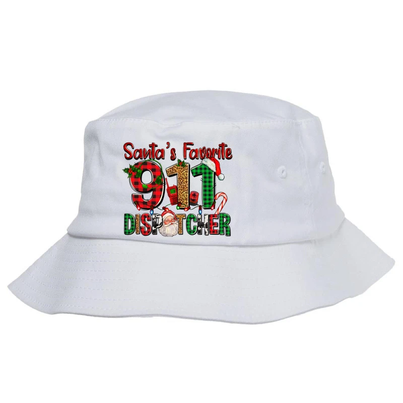 Santa's Favorite 911 Dispatcher For Christmas Bucket Hat 3 Santa's Favorite 911 Dispatcher For Christmas Bucket Hat