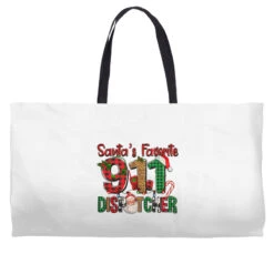 Santa's Favorite 911 Dispatcher For Christmas Weekender Totes