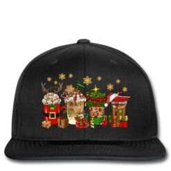 Christmas Coffee Drink Printed Hat