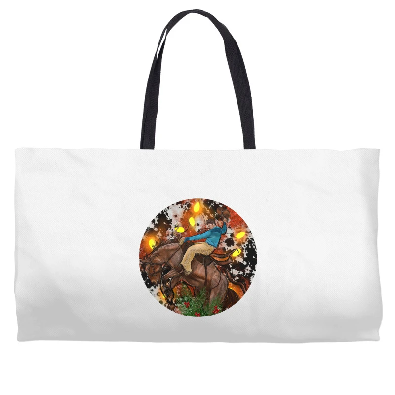Cowboy Rodeo Christmas Weekender Totes 3 Cowboy Rodeo Christmas Weekender Totes