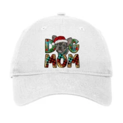 Christmas French Bulldog Mom Adjustable Cap