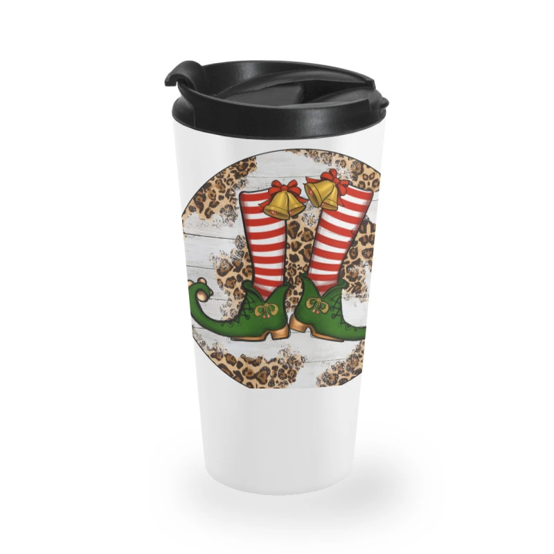 Elf Shoes Christmas Travel Mug 3 Elf Shoes Christmas Travel Mug