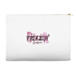 It's Freezin Season Pink Christmas Accessory Pouches