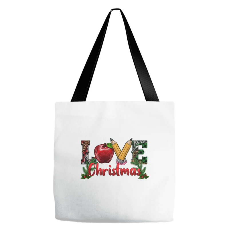 Western Christmas Love Tote Bags 3 Western Christmas Love Tote Bags
