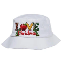 Western Christmas Love Bucket Hat