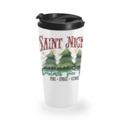 Saint Nick's Christmas Tree Farm Travel Mug