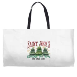 Saint Nick's Christmas Tree Farm Weekender Totes