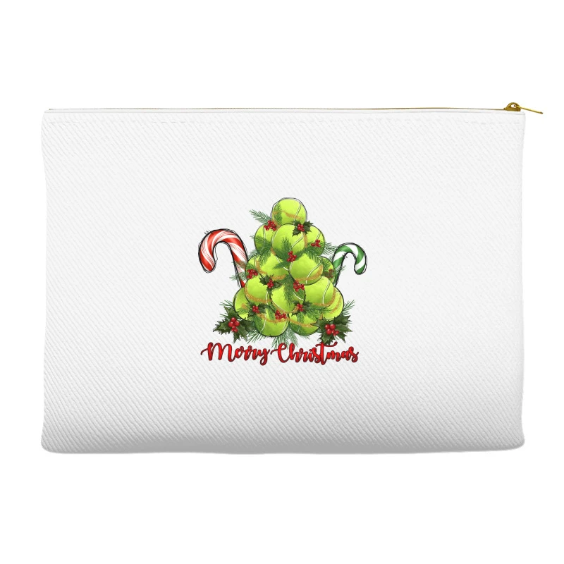 Merry Christmas Tennis Accessory Pouches 3 Merry Christmas Tennis Accessory Pouches