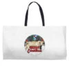 Merry Christmas Charolais Bull Weekender Totes
