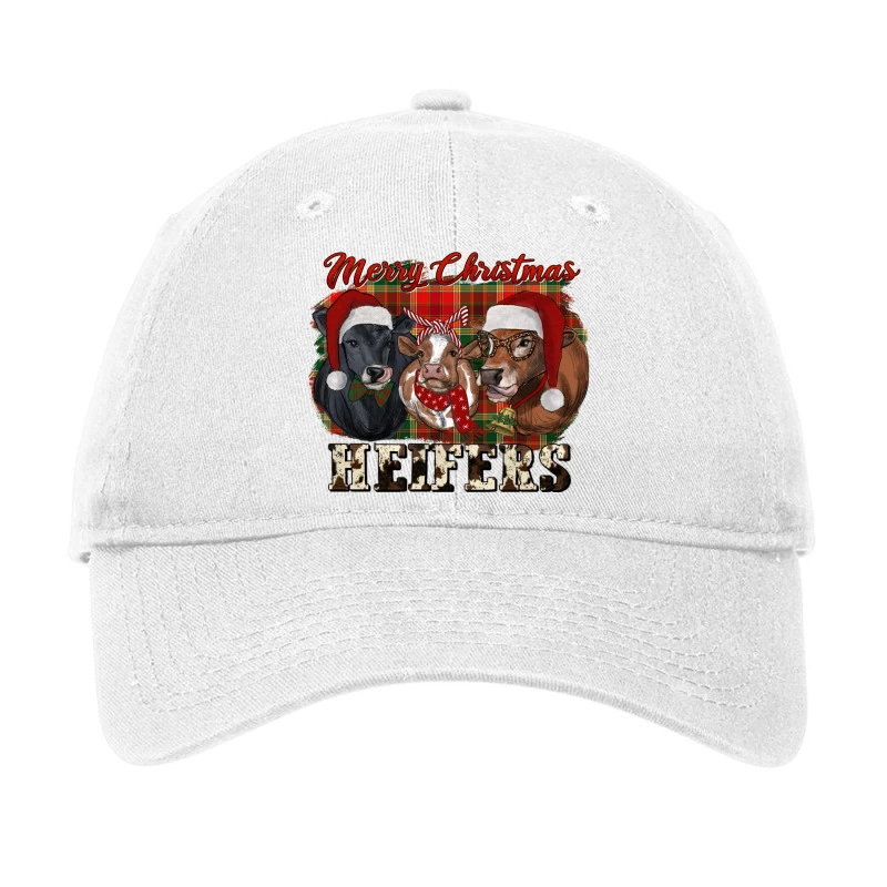 Merry Christmas Heifers Adjustable Cap 3 Merry Christmas Heifers Adjustable Cap