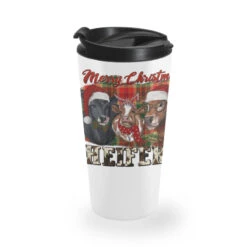 Merry Christmas Heifers Travel Mug