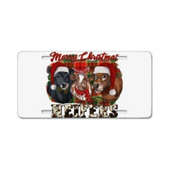 Merry Christmas Heifers License Plate
