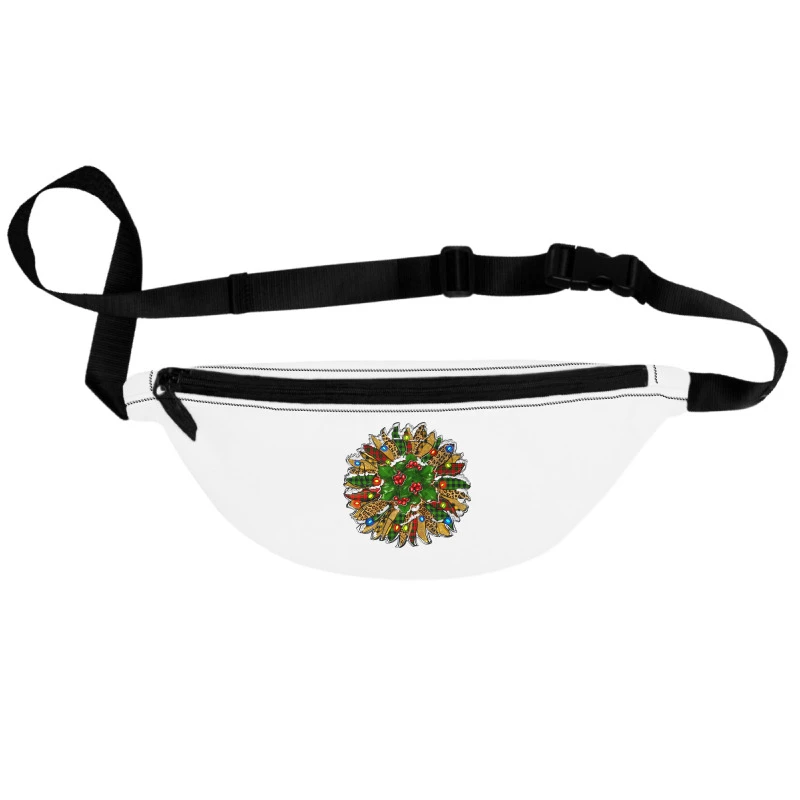 Leopard Christmas Sunflower Fanny Pack 3 Leopard Christmas Sunflower Fanny Pack