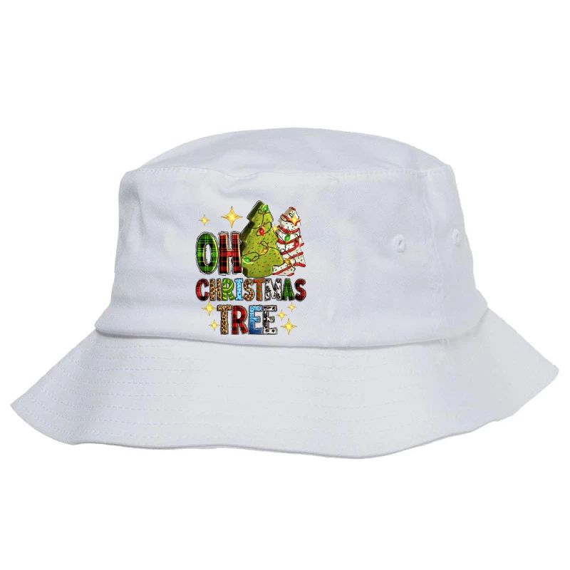 Oh Christmas Tree Christmas Cake Bucket Hat 3 Oh Christmas Tree Christmas Cake Bucket Hat