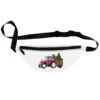 Pink Christmas Farm Tractor Fanny Pack