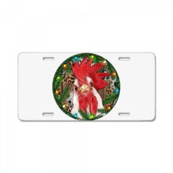 Roaster Christmas License Plate