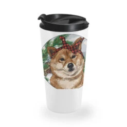 Shiba Inu Christmas Travel Mug