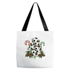 Lightning Soccer Christmas Tree Tote Bags