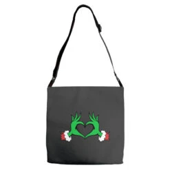 Funny Elf Christmas Adjustable Strap Totes