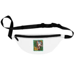 Western Christmas Cow Fanny Pack