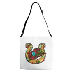 Christmas Horseshoe Adjustable Strap Totes