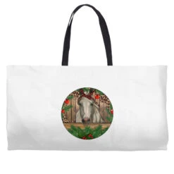 Christmas Horse Weekender Totes