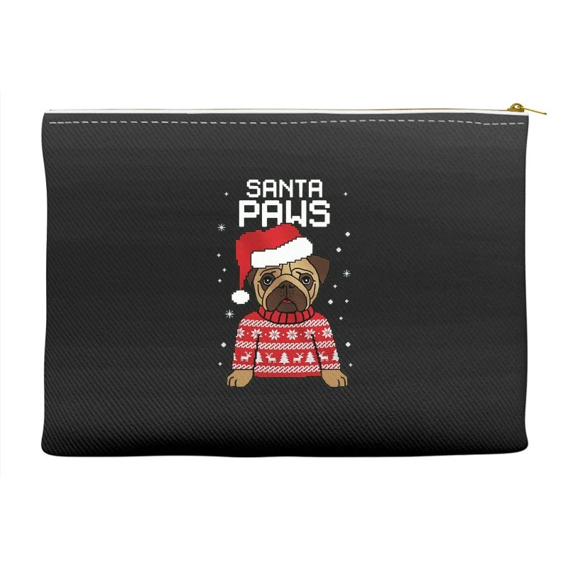 Santa Paws Merry Christmas Accessory Pouches 3 Santa Paws Merry Christmas Accessory Pouches